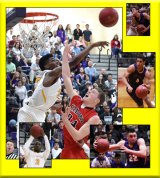 Lemoore's Jaylunn English (main photo) was the WYL's top player. He was joined on the league's first team by Allen Perryman (middle right), Matt Borba (bottom right) and second teamers Spencer Stinger (top right) and Roger Wilson (bottom left).